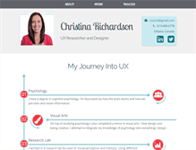 Tablet Screenshot of christinarichardson.ca